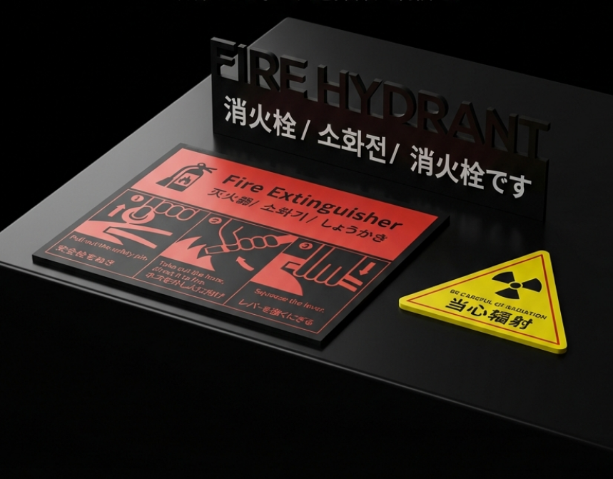 广州科学院办公大楼室内标识牌设计制作安装工程