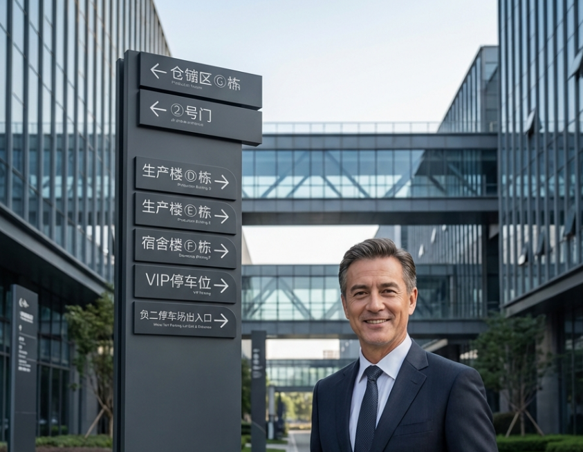 江门台山产业园标识设计制作安装工程